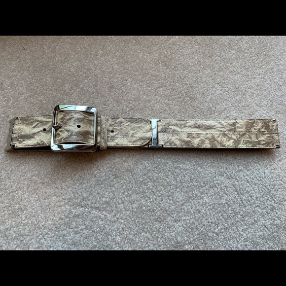 Oscar de la Renta Genuine Snakeskin Belt main image 4
